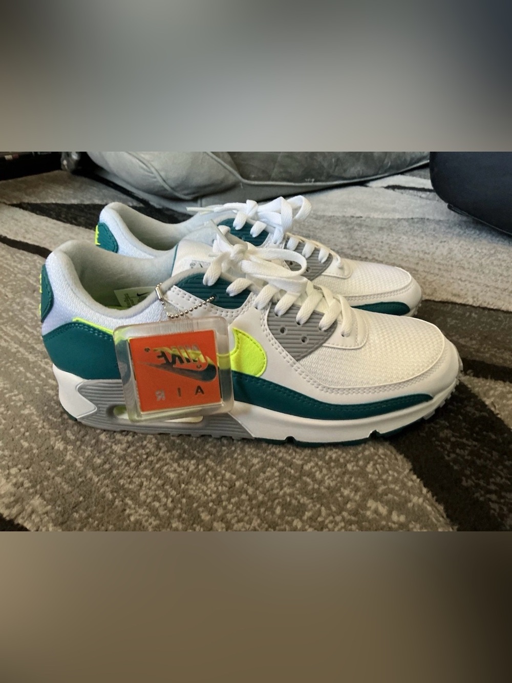 Size 10 - Nike Air Max III 90 Spruce Lime CZ2908 100